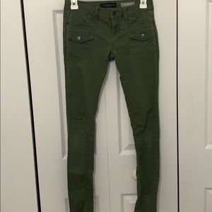 AEROPOSTAL olive denim jeans